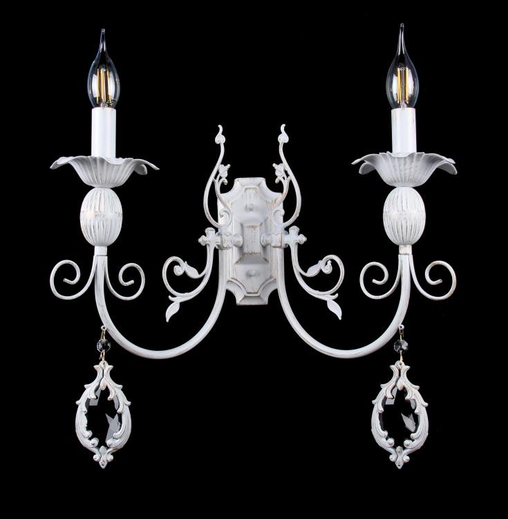 Бра свеча Ray B29924/2W WT+GD (IR005272)