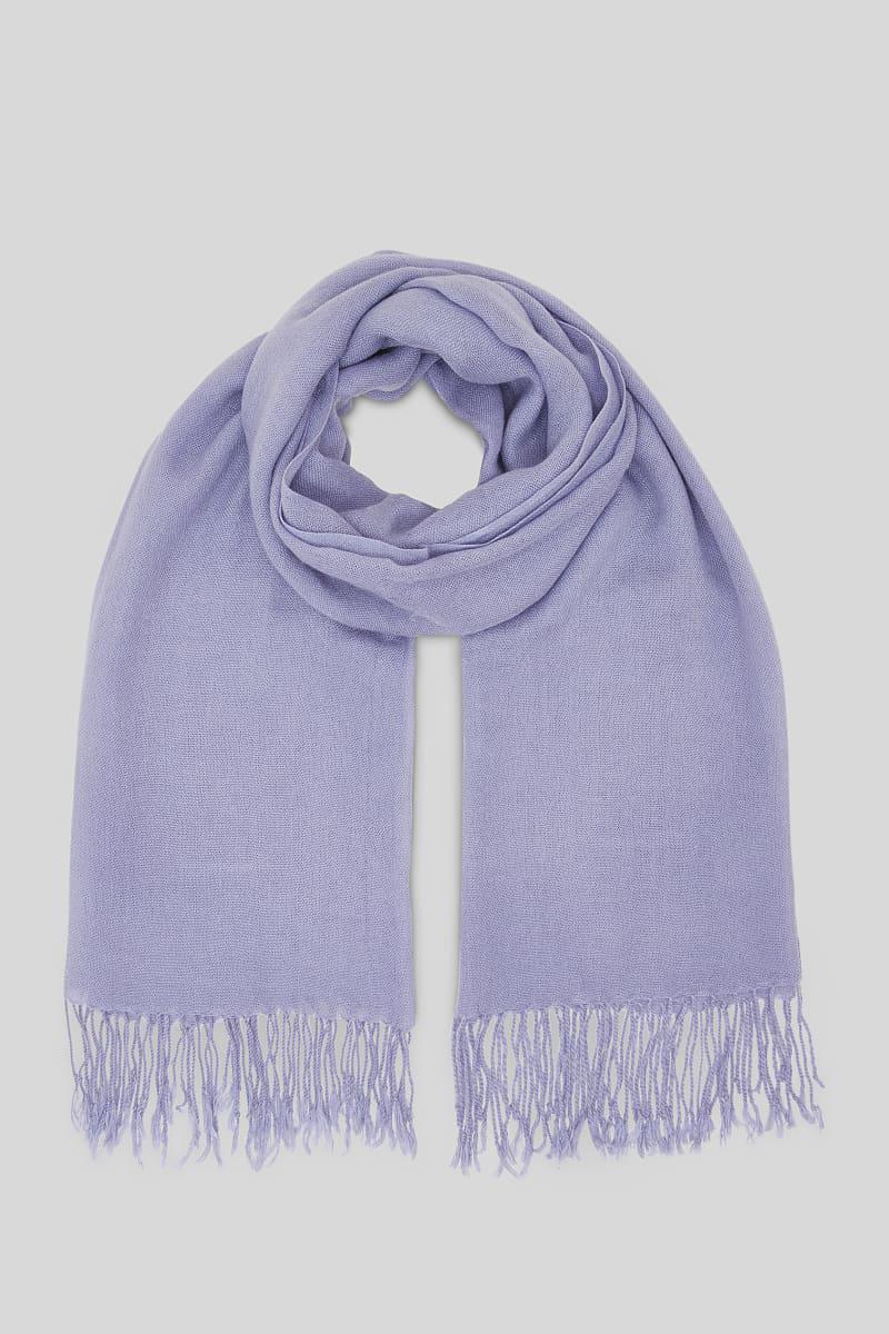 Шарф C&A 200X110 см Сиреневый (205956)