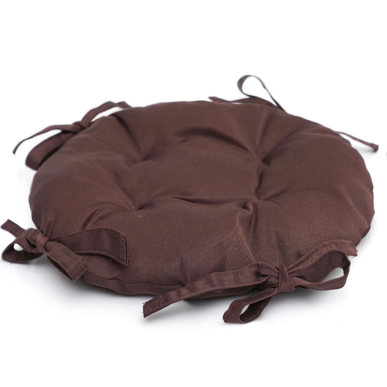 Подушка для стула/кресла/табурета 40x8 см Коричневый (1744010685) - фото 2