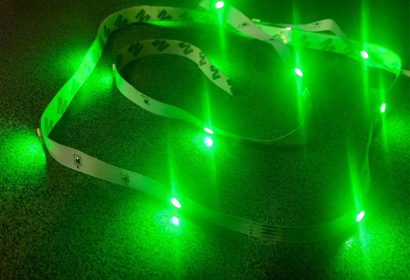 Стрічка світлодіодна для декору USB DC5V 1 м Різнокольоровий (3Key-1M) - фото 6