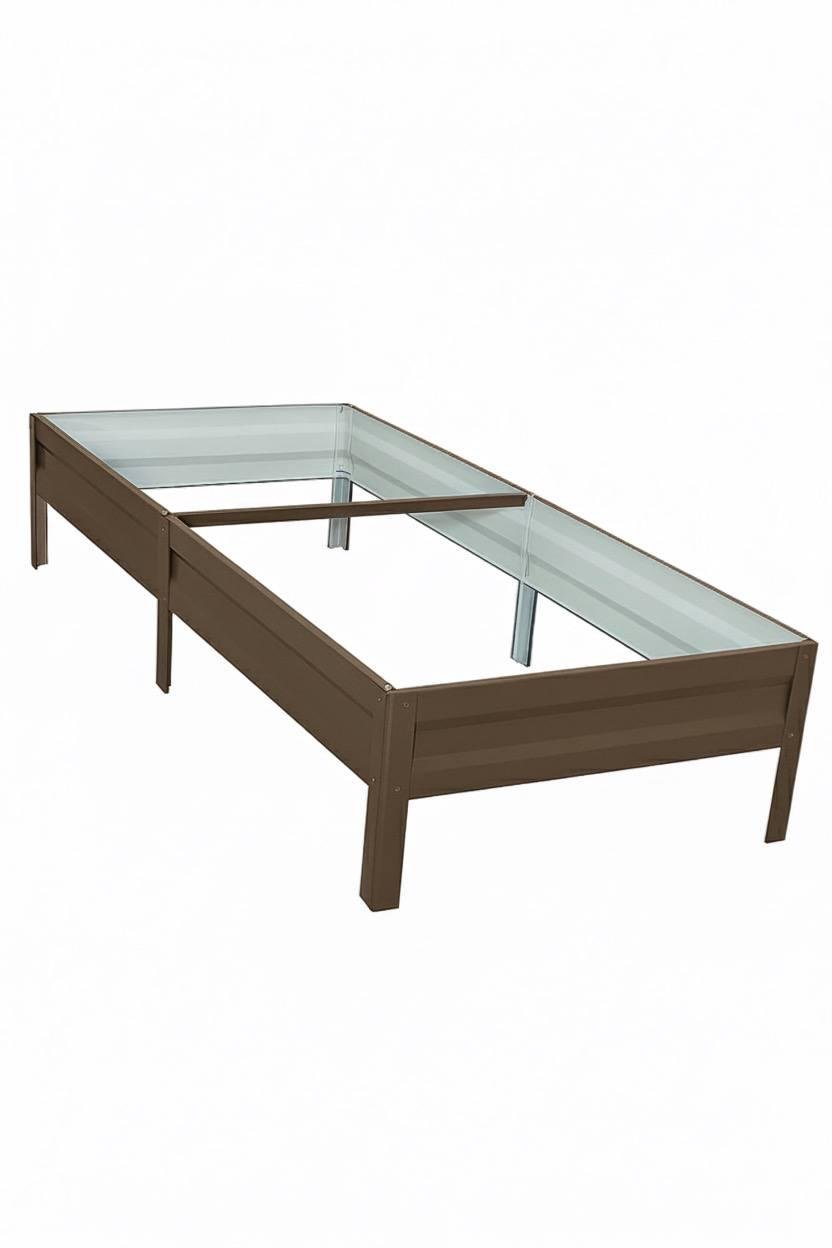 Грядка оцинкованная SIMBUD 2х1х0,2 м RAL8019 мат Грядка оцинкованная SIMBUD 2х1х0,2 м RAL8019 мат