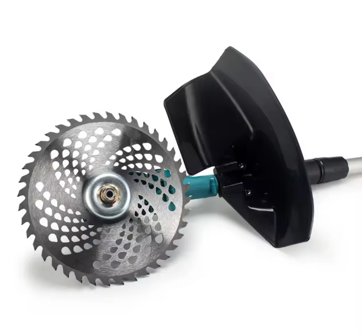 Тример безщітковий для трави з ліскою та ножем THO 48 V акумуляторний з 2 акумуляторами та телескопічною рукояткою - фото 7 Тример безщітковий для трави з ліскою та ножем THO 48 V акумуляторний з 2 акумуляторами та телескопічною рукояткою - фото 7