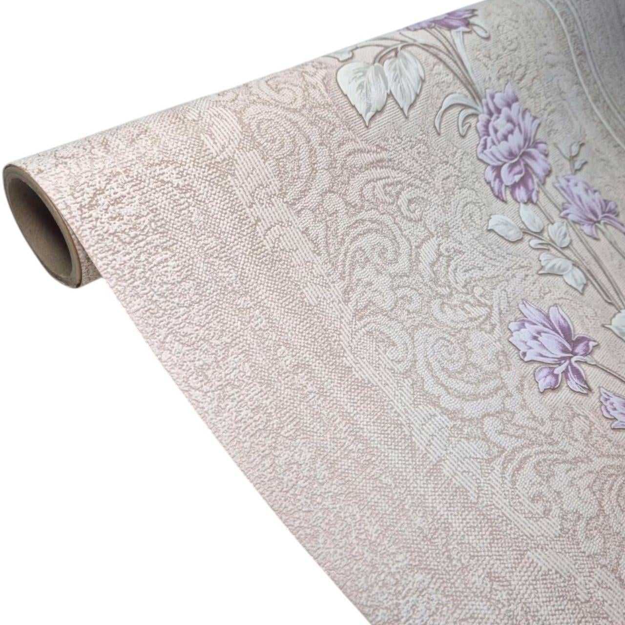 Обои виниловые флизелиновые Славянские обои 3686-12 цветами в спальню/коридор/зал/гостиную/комнату 10,05x1,06 м Бежевый/Фиолетовый (2487044606) Обои виниловые флизелиновые Славянские обои 3686-12 цветами в спальню/коридор/зал/гостиную/комнату 10,05x1,06 м Бежевый/Фиолетовый (2487044606)