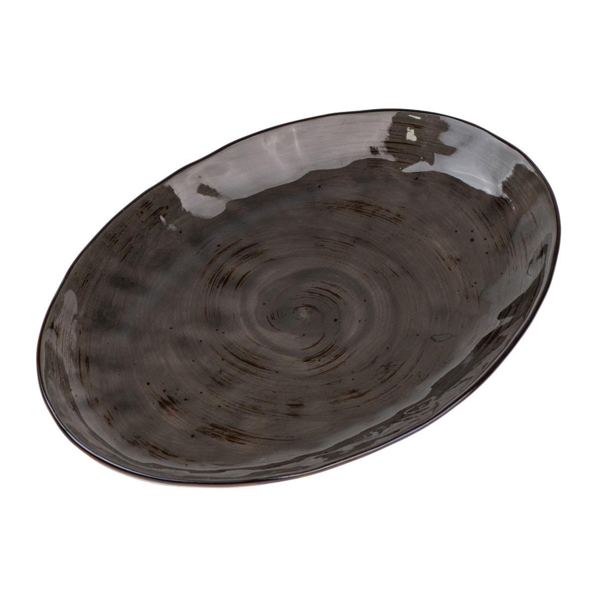 Тарілка порцелянова плоска овальна LUGI для нарізки 35х23,5 см (HP23392) - фото 2 Тарілка порцелянова плоска овальна LUGI для нарізки 35х23,5 см (HP23392) - фото 2