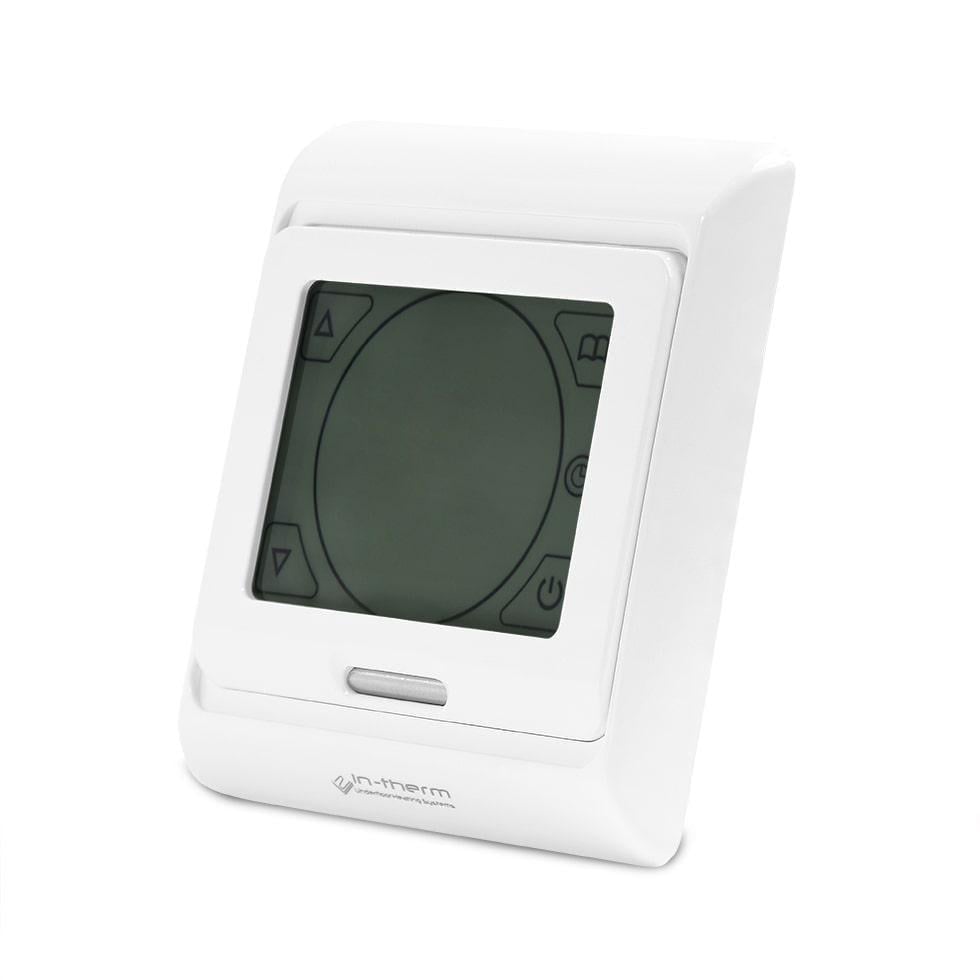 Терморегулятор для теплого пола программируемый In-Therm E 91 White - фото 2