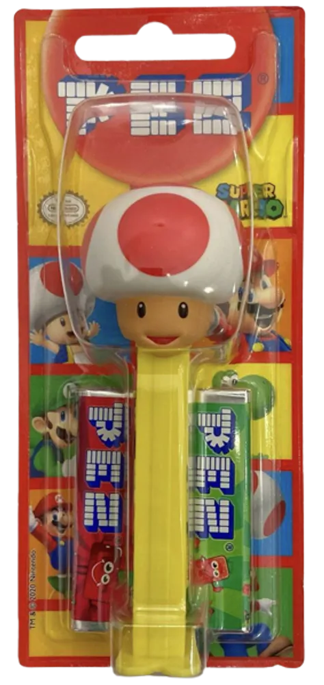 Драже з іграшкою PEZ Super Mario Nintendo Гриб 17 г (1879182230)