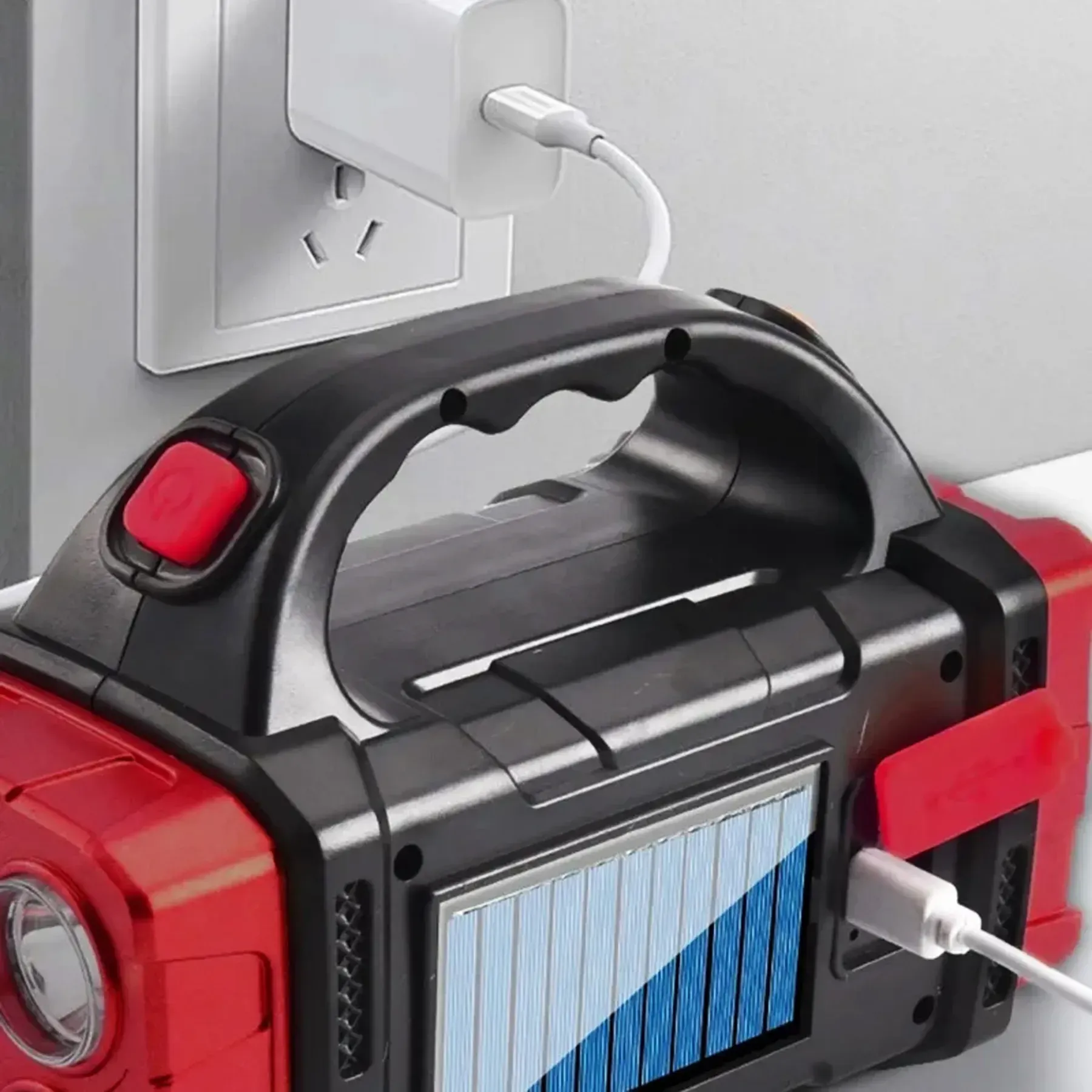 Ліхтар кемпінговий з сонячною панеллю та PowerBank Hurry Bolt HB-1678 2400 mAh USB Червоний (234568146) - фото 2 Ліхтар кемпінговий з сонячною панеллю та PowerBank Hurry Bolt HB-1678 2400 mAh USB Червоний (234568146) - фото 2