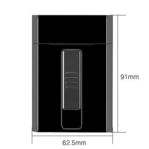 Портсигар с зажигалкой USB ВСУ на 20 штук (ПА-43) - фото 4