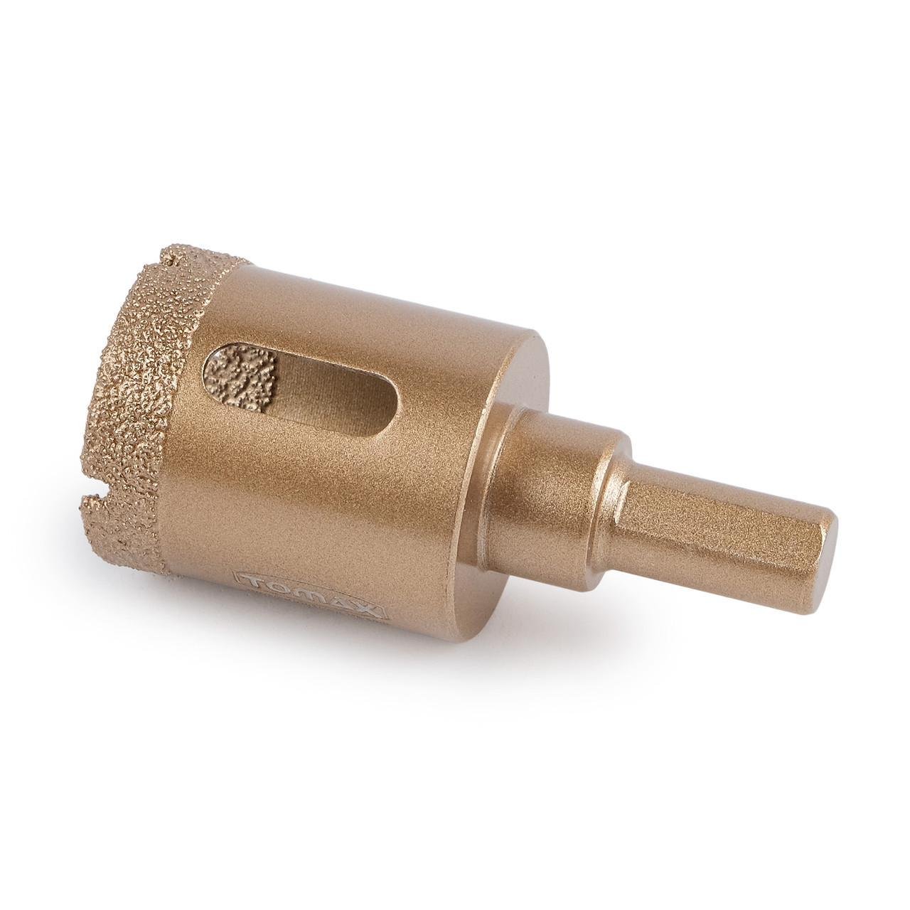 Коронка для керамогранита/плитки TOMAX 30 мм алмазная с центрирующим сверлом (1689036613) - фото 2