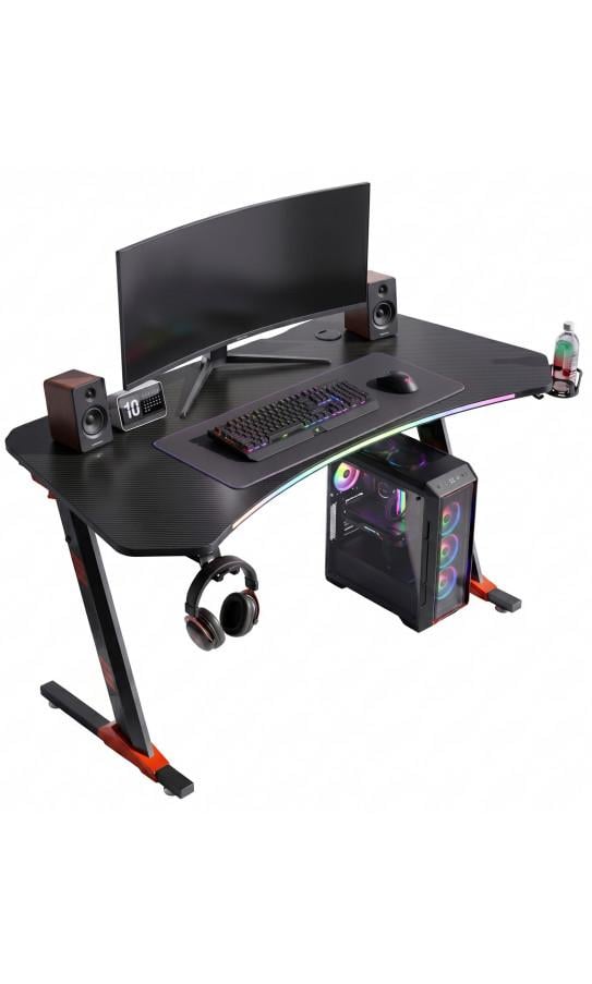 Компьютерный стол GT Racer T-1443 140x70x73 см Black