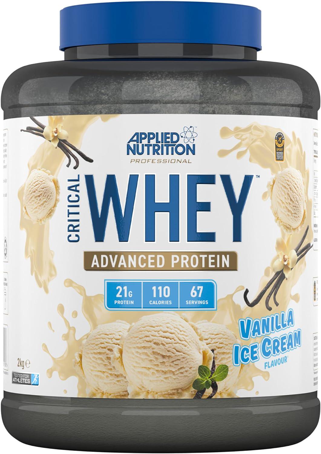 Протеин Applied Nutrition Critical Whey Protein Powder Vanilla Ice Cream 2 кг Протеин Applied Nutrition Critical Whey Protein Powder Vanilla Ice Cream 2 кг