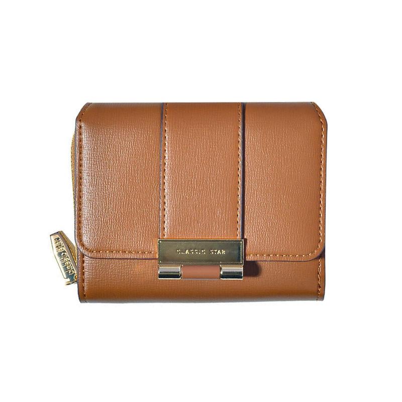 Кошелек женский Eastern Star C319-2B для купюр и карточек на молнии с застежкой Brown (25714193)