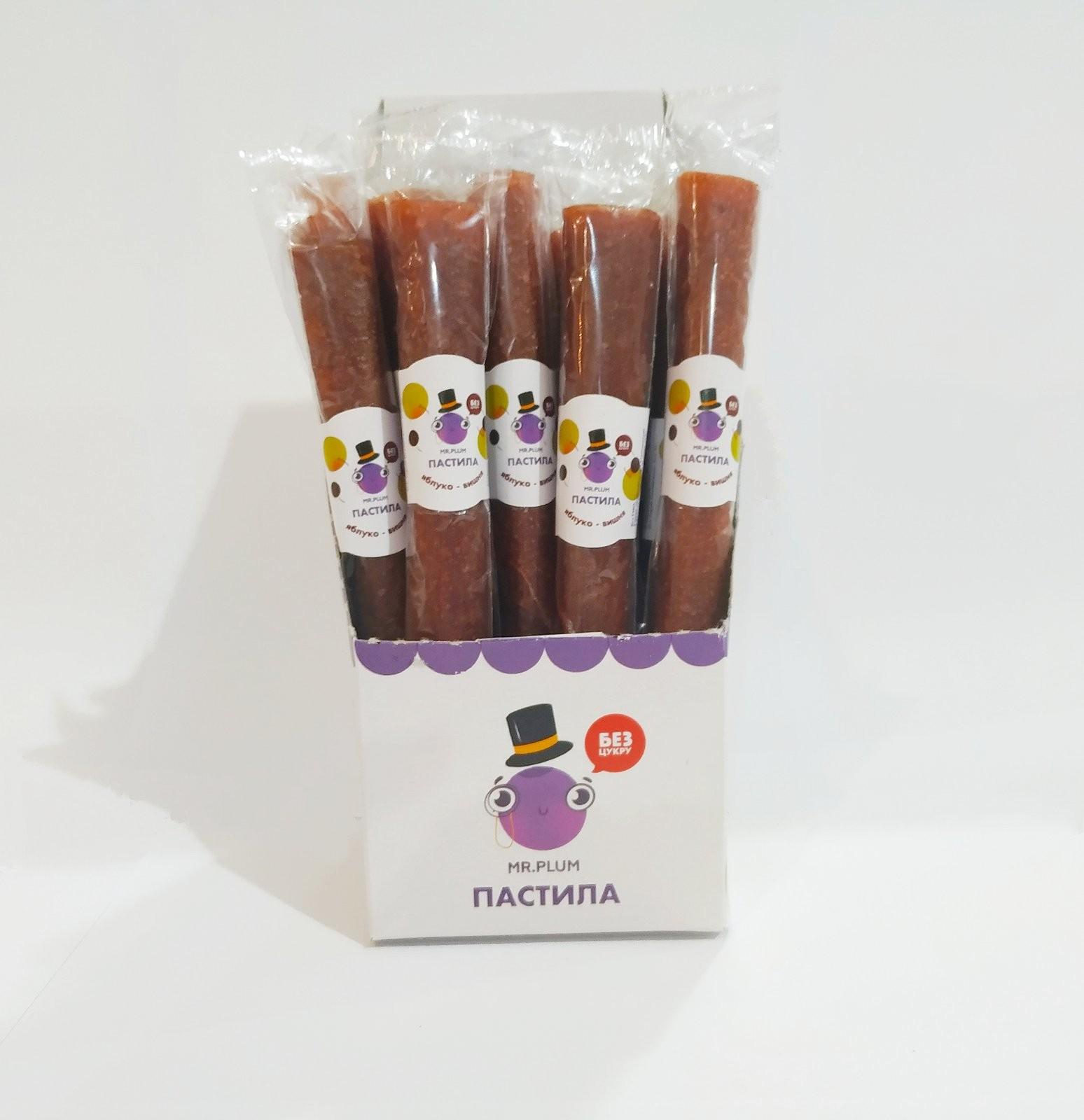 Пастила натуральная Mr.Plum Яблоко-Вишня 15 г 30 шт. - фото 6 Пастила натуральная Mr.Plum Яблоко-Вишня 15 г 30 шт. - фото 6