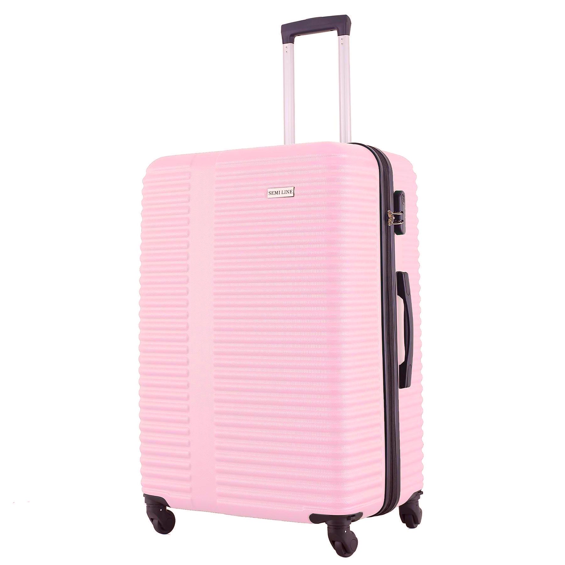 Чемодан SEMI LINE 28" L Pink Cream (T5573-6) Чемодан SEMI LINE 28" L Pink Cream (T5573-6)