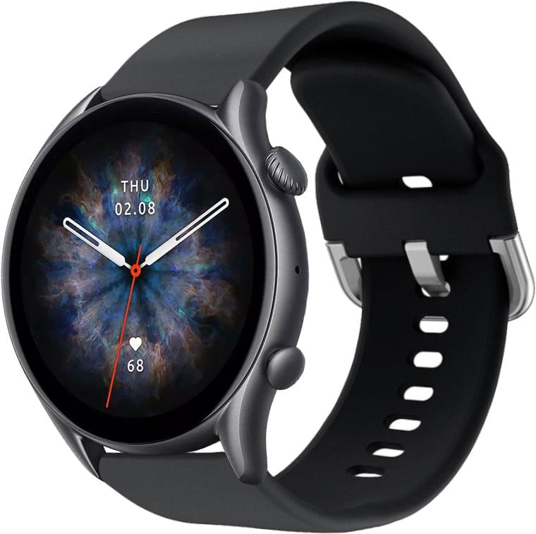 Ремешок Style для Amazfit GTR 3 22 мм Black (25476)