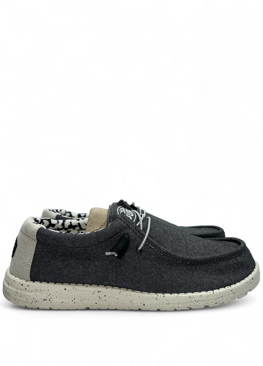 Чоловічі мокасини Wally Stretch Canvas 40022-1HX р. 45 29,6 см Чорний опал (2773124375) - фото 4 Чоловічі мокасини Wally Stretch Canvas 40022-1HX р. 45 29,6 см Чорний опал (2773124375) - фото 4