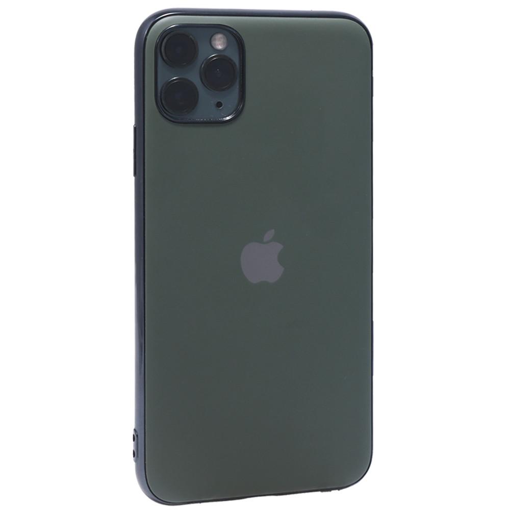 Чохол для Apple iPhone 11 Pro Max Matte Silcone Series Midnight Green