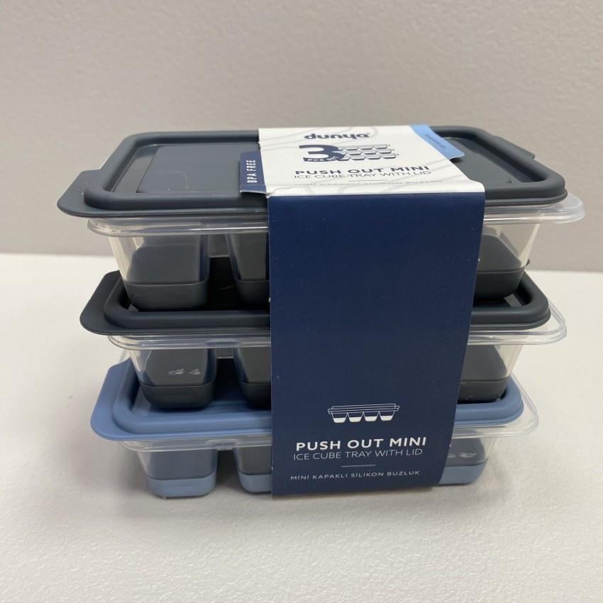 Набор форм для льда Dunya Plastik Mini 16016-1 12,6x7,2x3,2 см 3 шт. (2180196076)