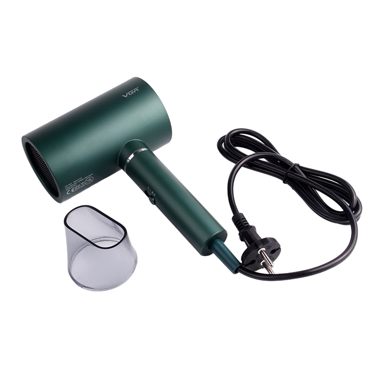 Фен для волосся VGR 1800 Вт у подарунковій коробці Зелений (V-431)