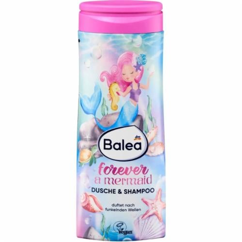 Гель для душа и шампунь детский Balea Forever a Mermaid 300 мл (35829345)