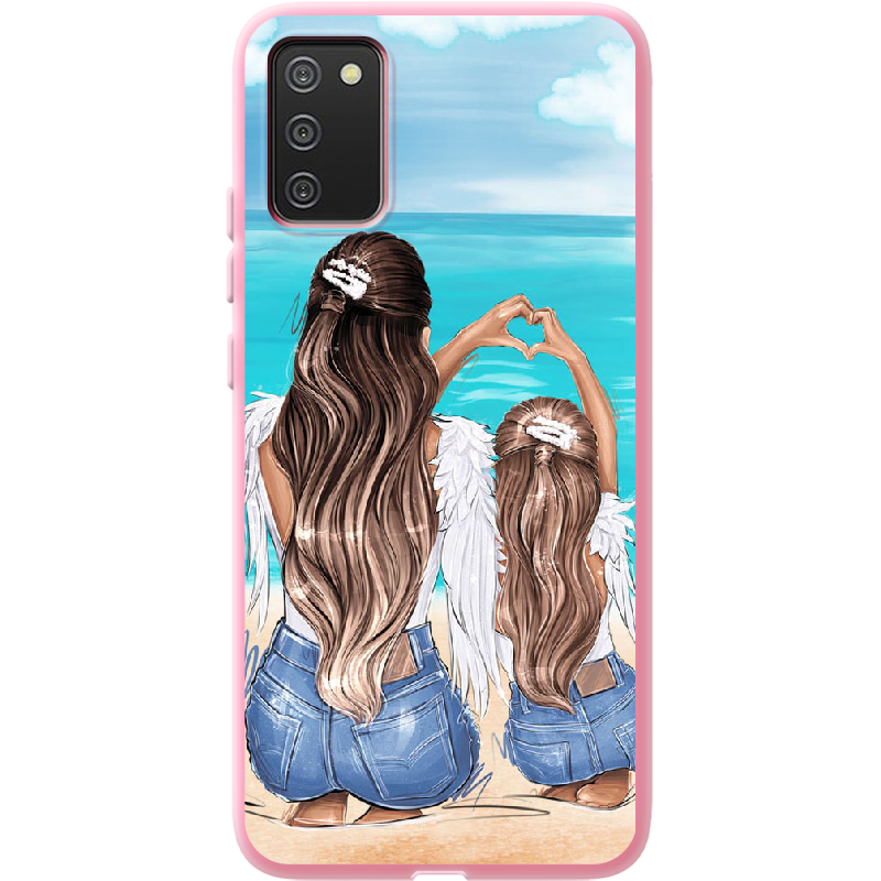 Чохол BoxFace Samsung A025 Galaxy A02S Family Vacation Рожевий силікон (41511-up2380-41676)