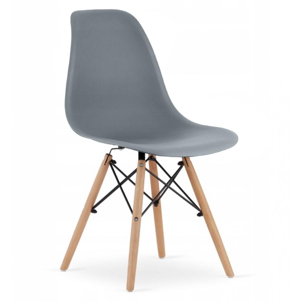 Стул для кухни на ножках Bonro В-173 Full KD Серый (42400162) - фото 1