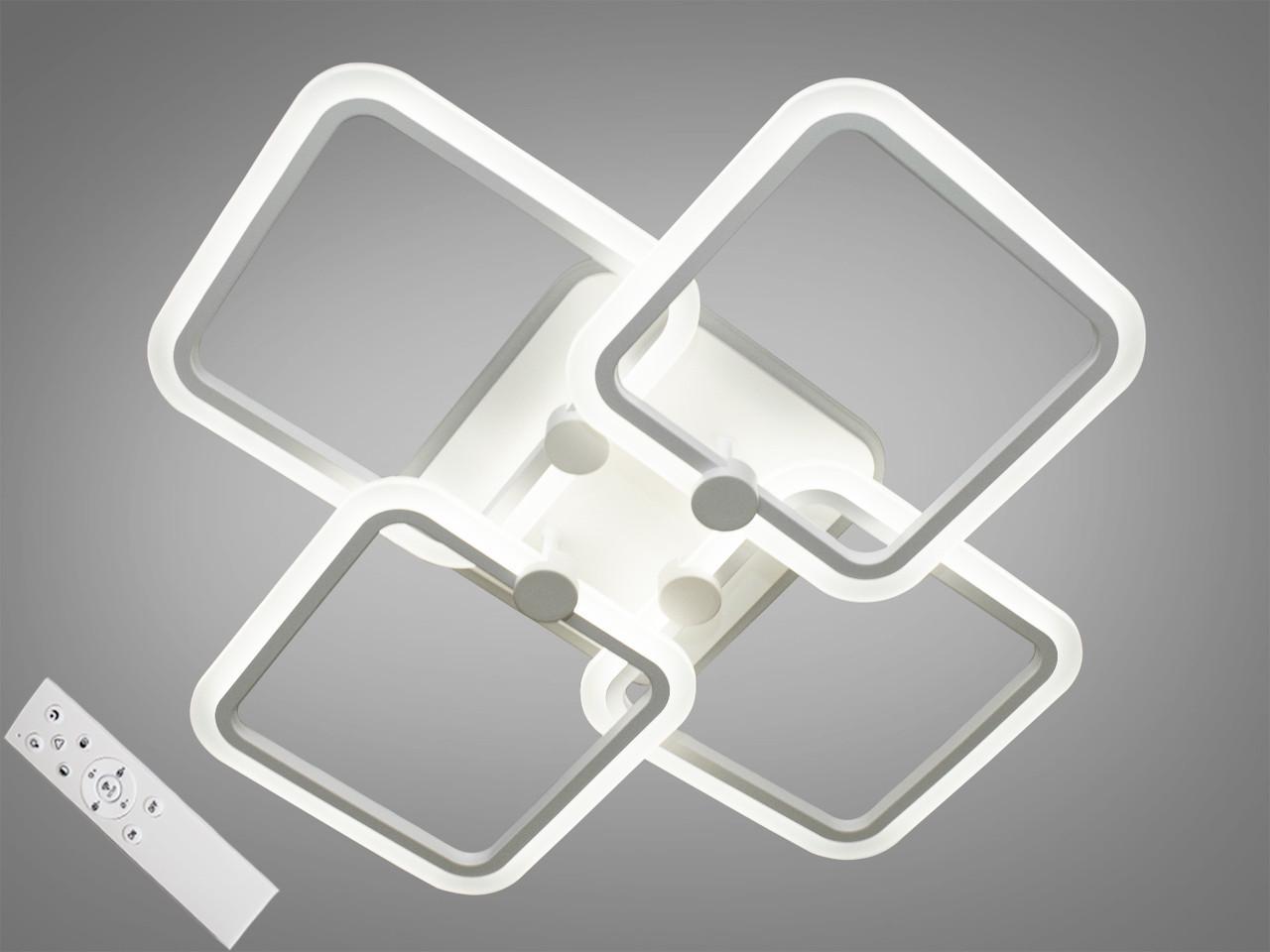 Люстра потолочная с димером LED MX2503/4S WH 3col dim (2437599247)