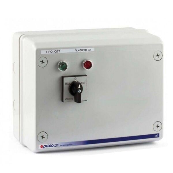 Пульт управління для сердловинних насосів Pedrollo QET 550 4 кВт (530TNF55A) Пульт управління для сердловинних насосів Pedrollo QET 550 4 кВт (530TNF55A)