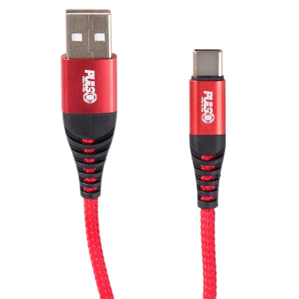 Кабель PULSO USB - Type C 3 А 2 м Red (CC-4202C RD)