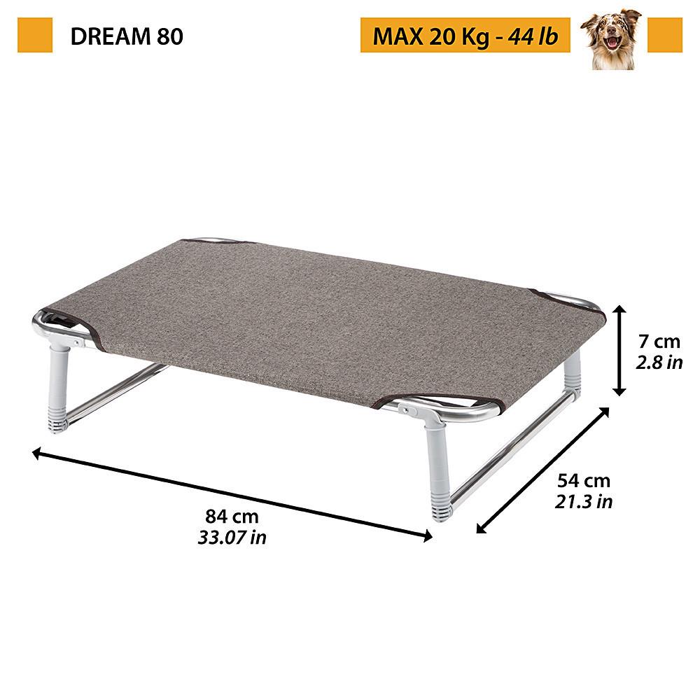 Лежак для собак Ferplast Dream 100 раскладной 84х54х7 см до 20 кг (70508989) - фото 2
