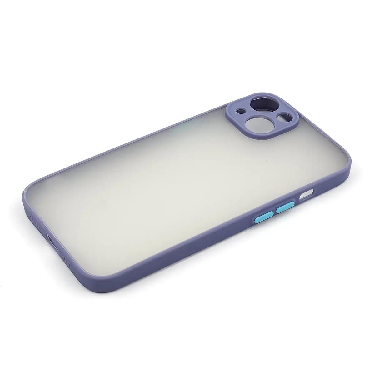 Силиконовый Чехол Накладка Avenger Totu Series Separate Camera Для iPhone 14 Plus Lavender Grey