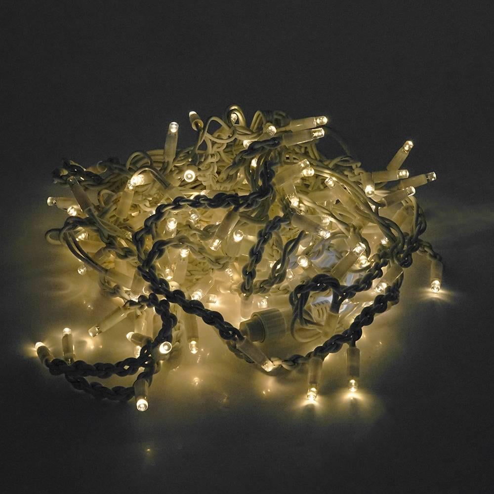 Гірлянда 120 LED Дощ 1 режим 3х0,5 м біла ізоляція White Hot