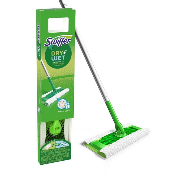 Набор для уборки полов Swiffer швабра/8 сухих и 3 влажные насадки