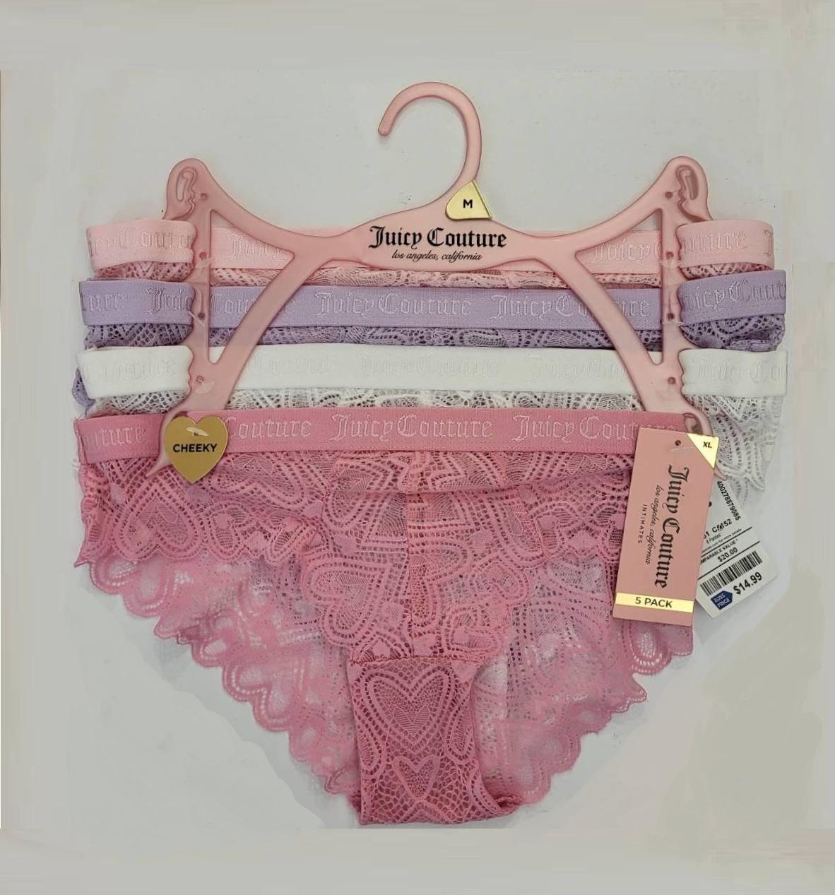 Набір жіночих трусиків Juicy Couture з логотипом M (15-101)