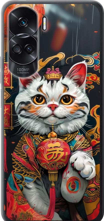 Чехол на Huawei Honor 90 Lite China Cat v2 (6135u-3131-42517) Чехол на Huawei Honor 90 Lite China Cat v2 (6135u-3131-42517)