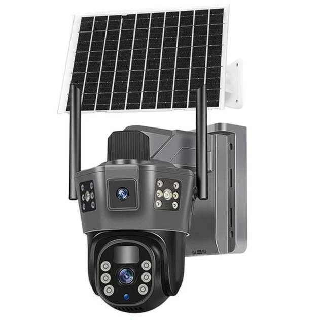 Камера видеонаблюдения аккумуляторная с солнечной панелью SD-35 TP-18 через SIM 4Gi (9484)