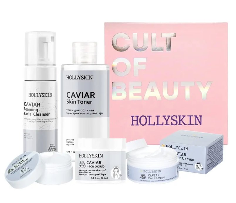 Набор HOLLYSKIN для ухода за зрелой кожей с экстрактом черной икры (2527439336)