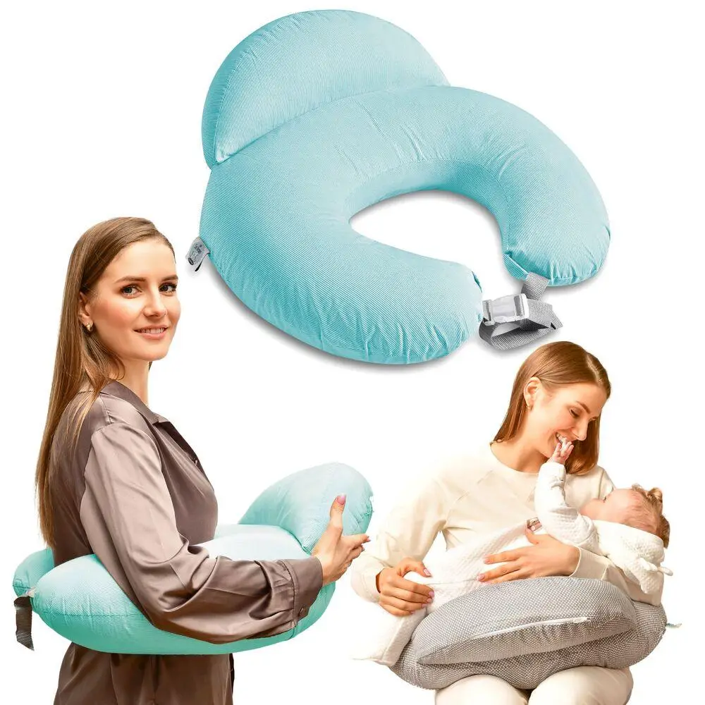 Подушка для кормления IDEIA 60х70х16 см Серый/Мятный (24938494) - фото 3 Подушка для кормления IDEIA 60х70х16 см Серый/Мятный (24938494) - фото 3