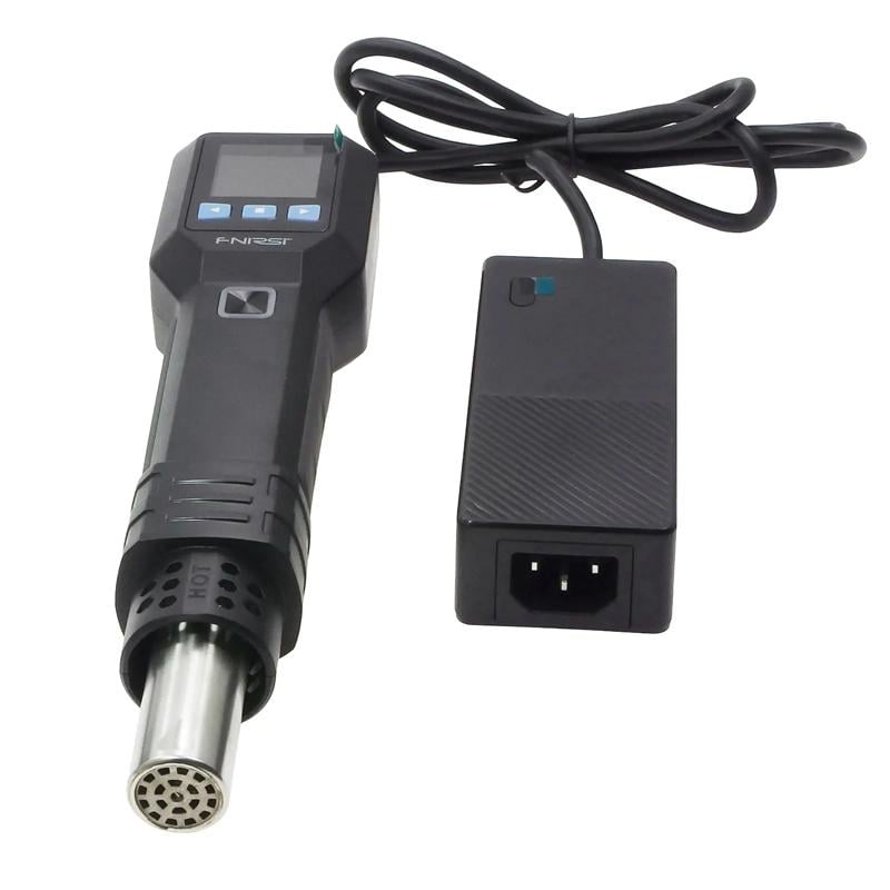 Термофен с подставкой FNIRSI SAG-55 550 Вт ЖК-дисплей с регулируемой температурой для ремонта телефонов Black (SAG55)