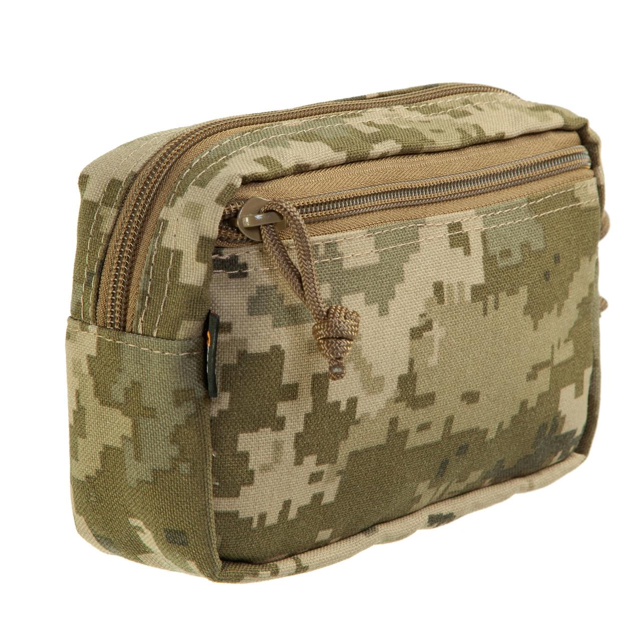 Подсумок утилитарный GTAC Molle Cordura 12х18 см Пиксель (НФ-00002036)