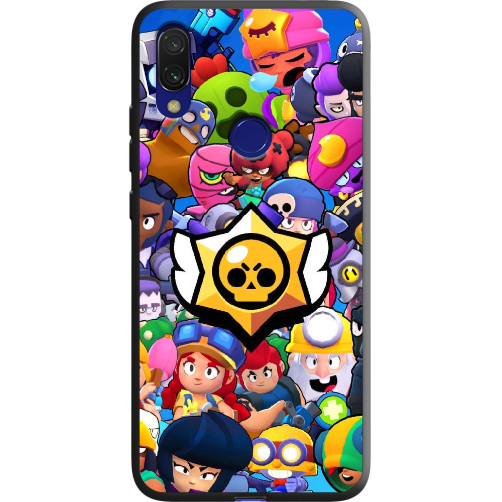 Чехол Boxface Xiaomi Redmi 7 Brawl Stars Черный силикон (36506-up2389-36630) Чехол Boxface Xiaomi Redmi 7 Brawl Stars Черный силикон (36506-up2389-36630)
