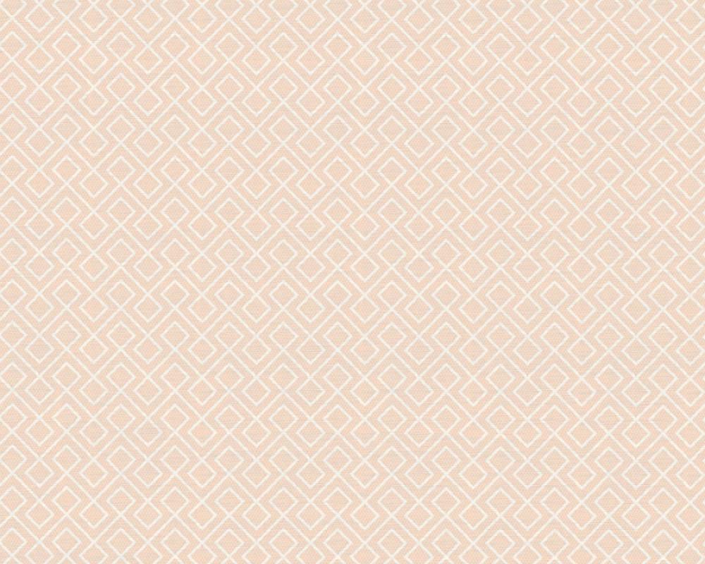 Обои виниловые на флизелиновой основе A.S.creation Bjorn Кремовый/Розовый (35180-1)