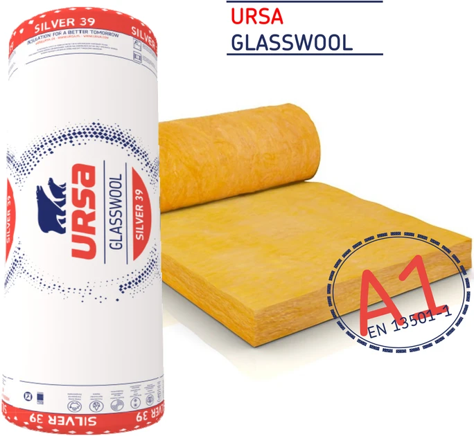 Минеральная вата URSA Silver 39 50 мм 17,5 м² 1,25х7 м 2 шт. (SILVER39_50) - фото 10 Минеральная вата URSA Silver 39 50 мм 17,5 м² 1,25х7 м 2 шт. (SILVER39_50) - фото 10