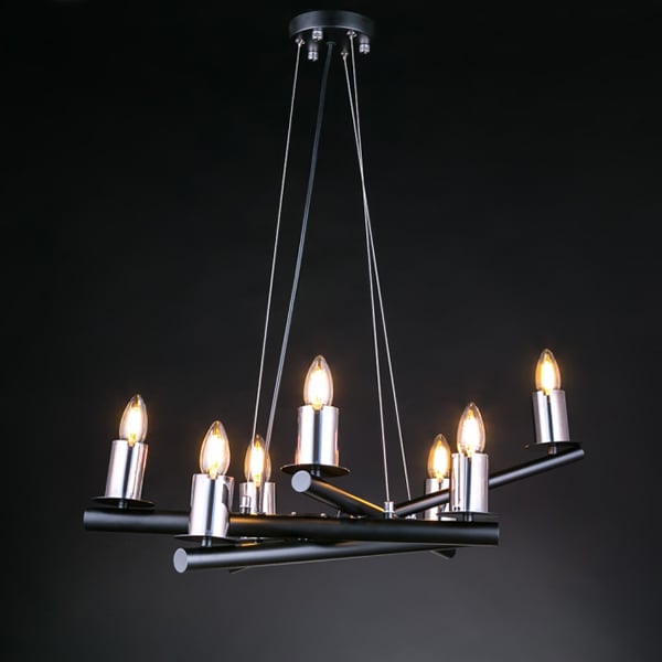 Люстра Flora Древо на 7 свечей Черный (FZ013/7) Люстра Flora Древо на 7 свечей Черный (FZ013/7)