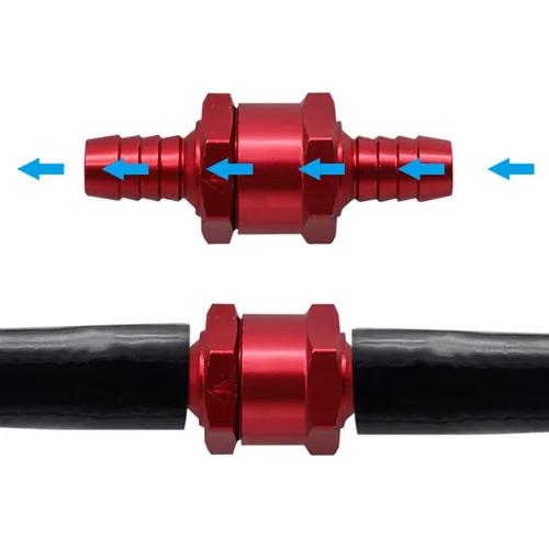 Зворотний клапан для паливного насоса 6 мм направлений алюміній Red (927176) - фото 2 Зворотний клапан для паливного насоса 6 мм направлений алюміній Red (927176) - фото 2