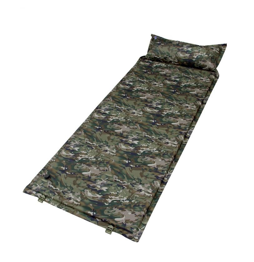 Самонадувающийся спальный коврик надувной коврик с подушкой Solve 190х70 см Мультикам (KT6002906)