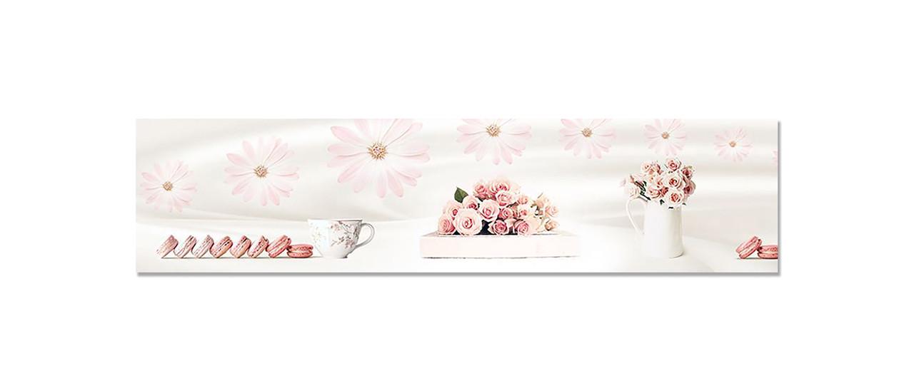 Наліпка вінілова 3D Zatarga Рожеві Макаруни 600х2500 мм (1271806415)