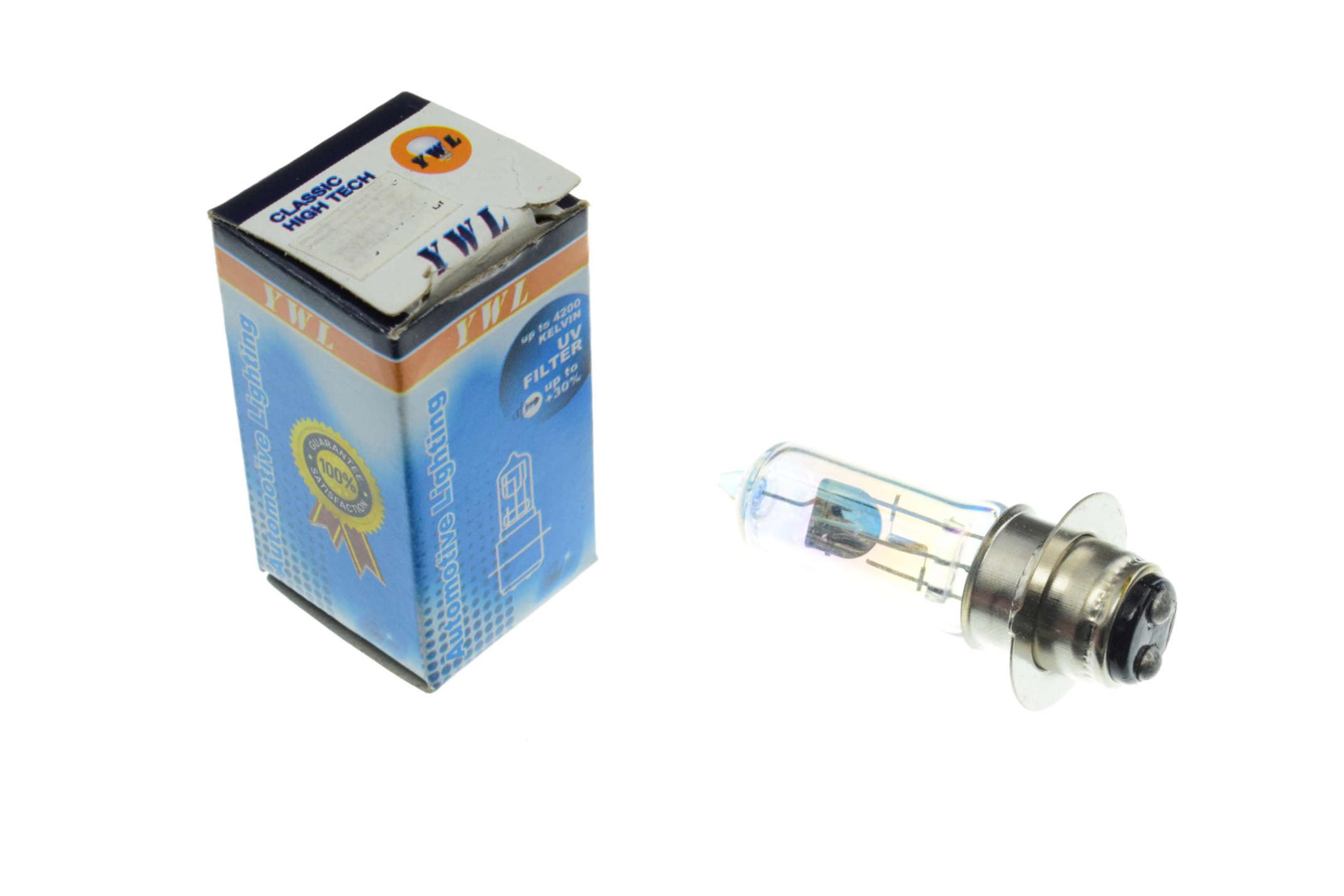 Лампа YWL P15D-25-1 1PIN 12V 35W/35W Радужный (L-214)