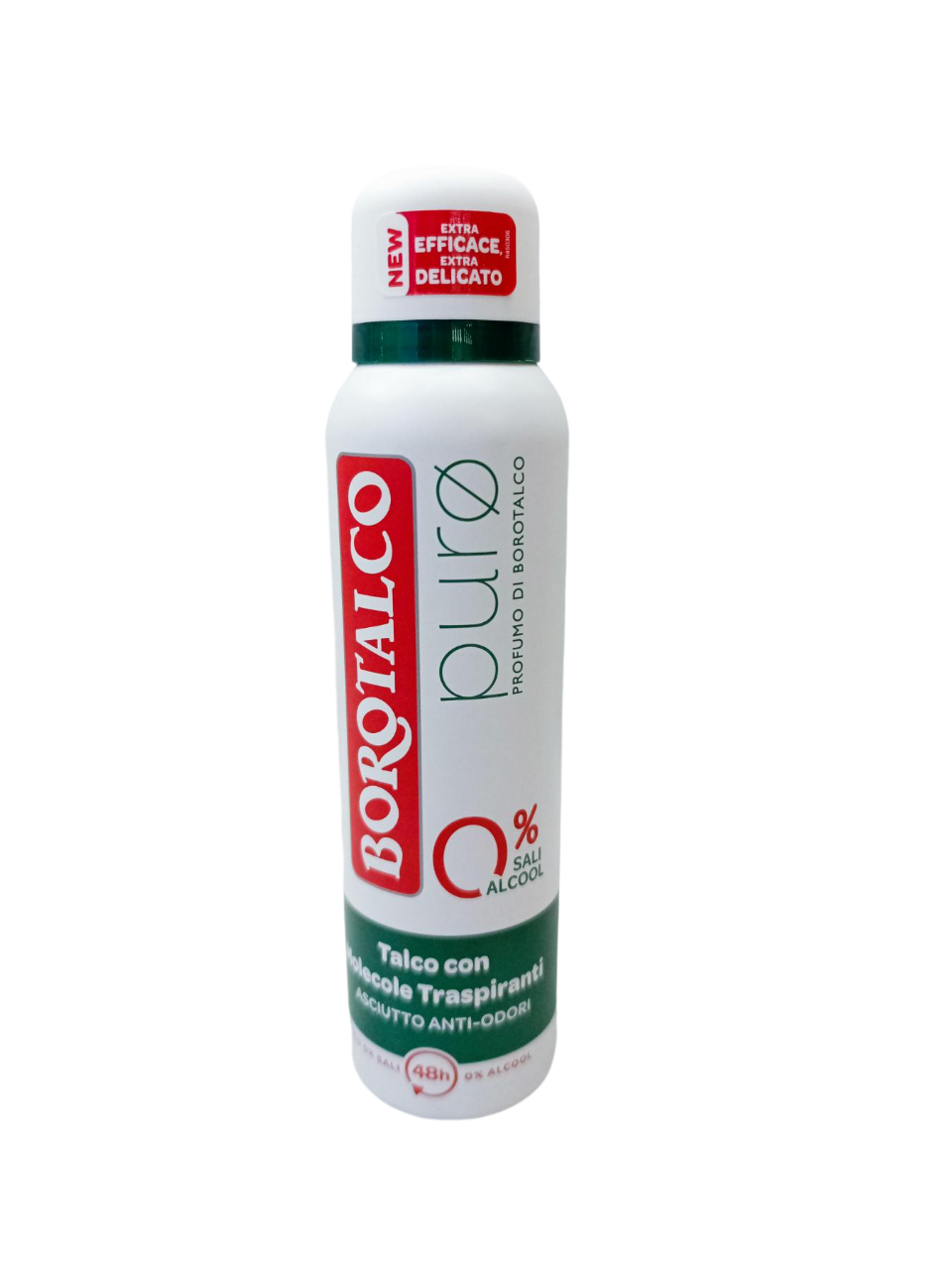 Дезодорант-антиперспирант спрейBorotalco Puro profumo di Borotalco 0% Sali, Alcool Deo spray 150 мл (1659393678)
