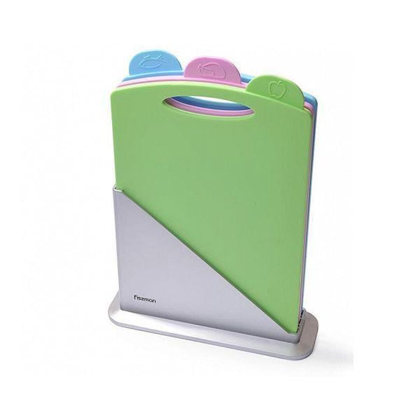 Набір обробних дошок Fissman + підставка (8009)